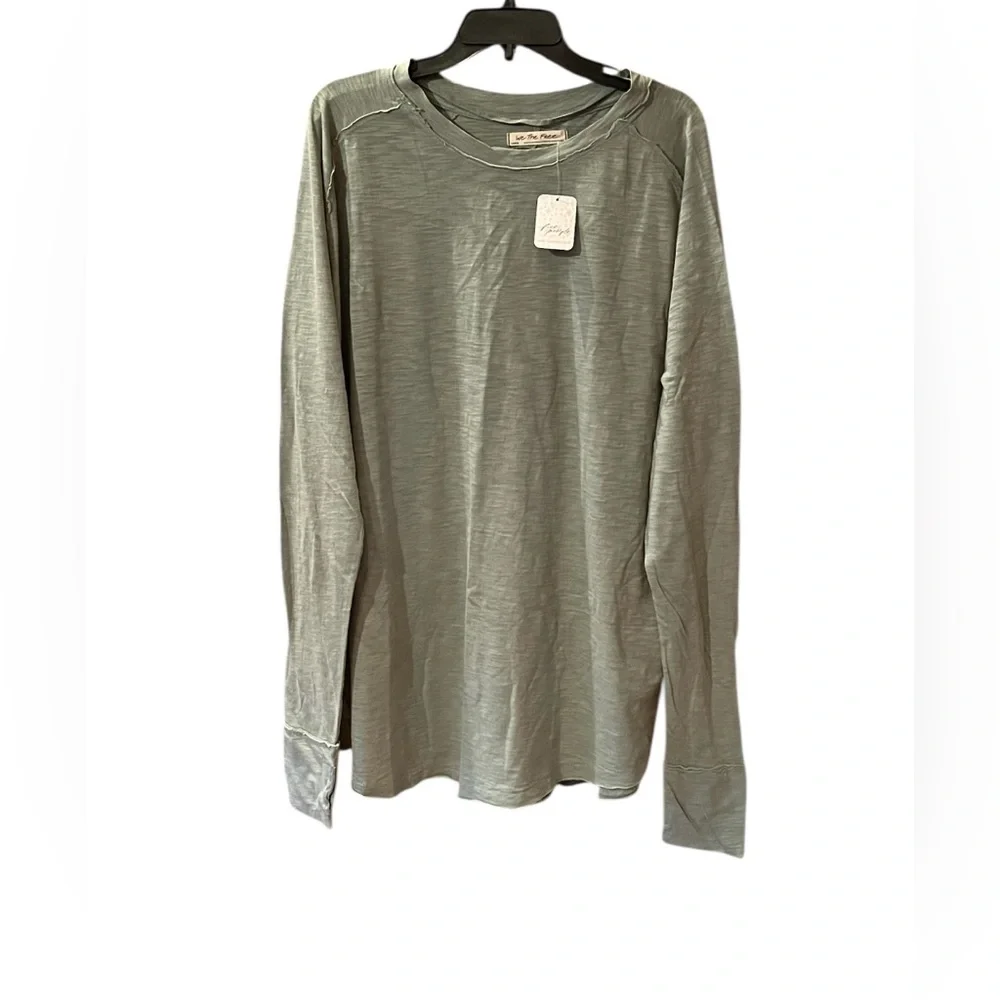 NWT Free People Arden Long Sleeve Tee